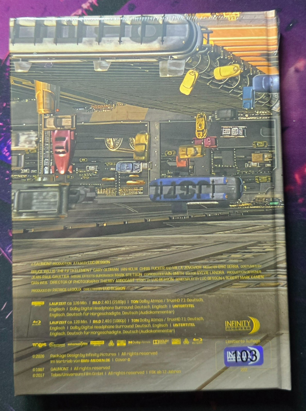 Das fünfte Element (Cover C) – 4K Mediabook (UHD + Blu-ray Disc)