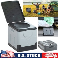 20L Car Hiking Portable Toilet Emergency Folding Toilet Strong Bearing Reusable