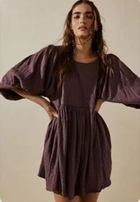 Free People Beach Get Obsessed Babydoll Dress by Free People, Sz S