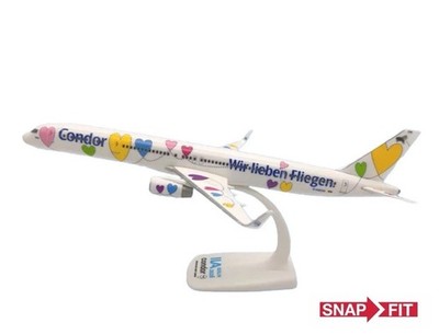 HERPA Snap-Fit CONDOR Boeing 757-300 D-ABON  Wir Lieben Fliegen  1:200 *ILA* NEU