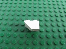 VTG  LEGO White Slope Inverted 45 2x2 Double Convex 6982 6875 6386 6356 #3676