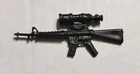 Vintage Hasbro GI Joe 1985 Frostbite Rifle Gun - Replacement Accessory Weapon