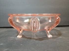 Vtg. Pink Depression Glass Footed Candy Dish  Art Deco 1930’s