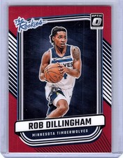 2024-25 Donruss Optic #5 Rob Dillingham The Rookies Red #/99