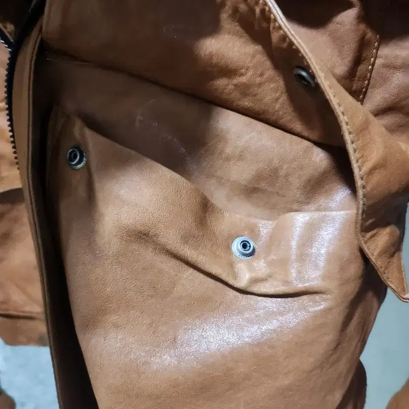 CP Company Brown Leather Hooded Jacket - Men's Outerwear thumbnail 9