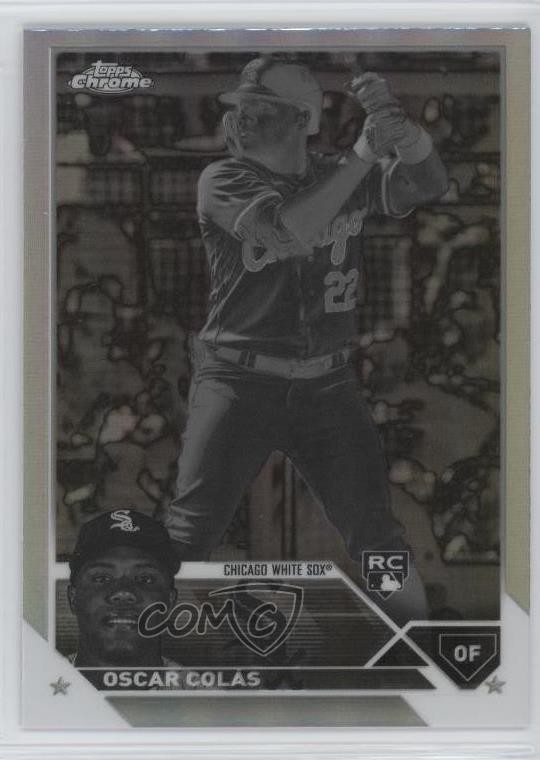 2023 Topps Chrome Negative Refractor Oscar Colas Oscar Colás #145 wo3