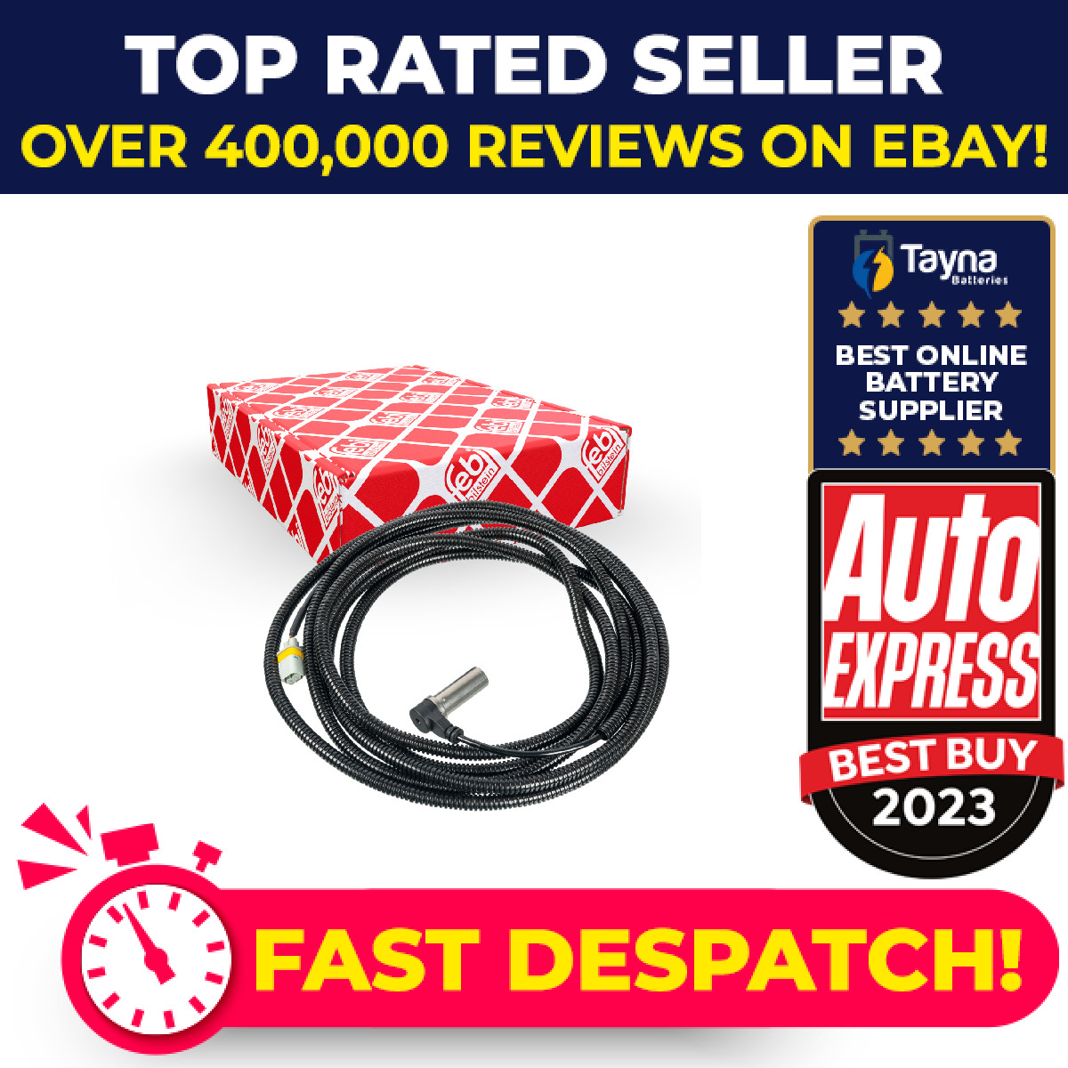 ABS Sensor Front Right 170611 Febi Wheel Speed 81271206127 81271206167 Quality