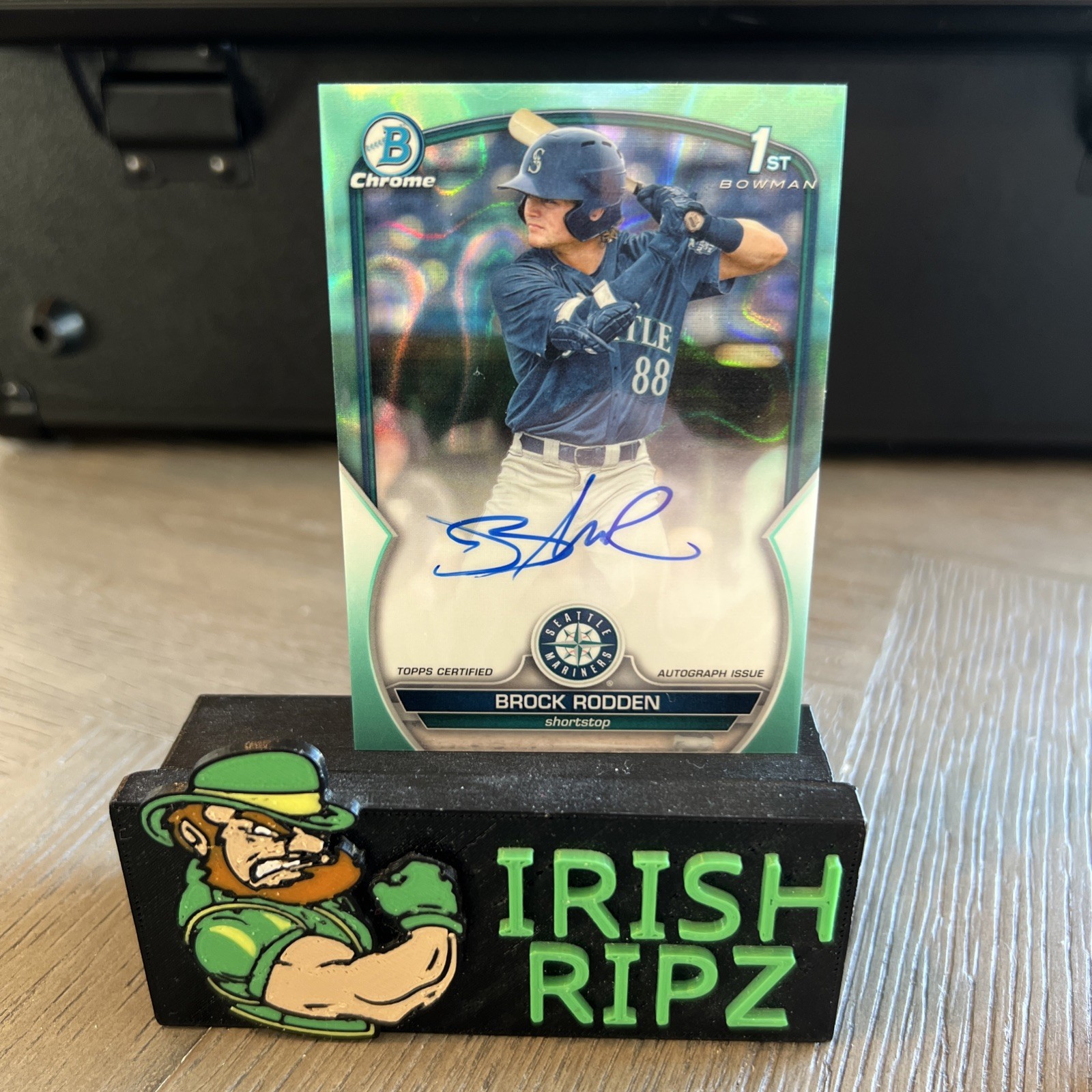 2023 Bowman Draft - Chrome Prospect Auto - Brock Rodden #CDA-BR Aqua Lava /199