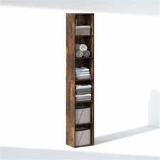 Pemberly Row 6 Tier Closet Organizer Open Shelf with Anti-Tip Kit in Amber Pine