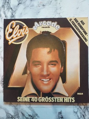 Elvis Presley   Seine 40 Grössten Hits Vinyl Doppel Album Arcade 12 Inch 33 U/mi