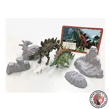 NEW Doyusha Dinosaur Museum AR Stegosaurus Pre-painted Assembled Skeleton Mini