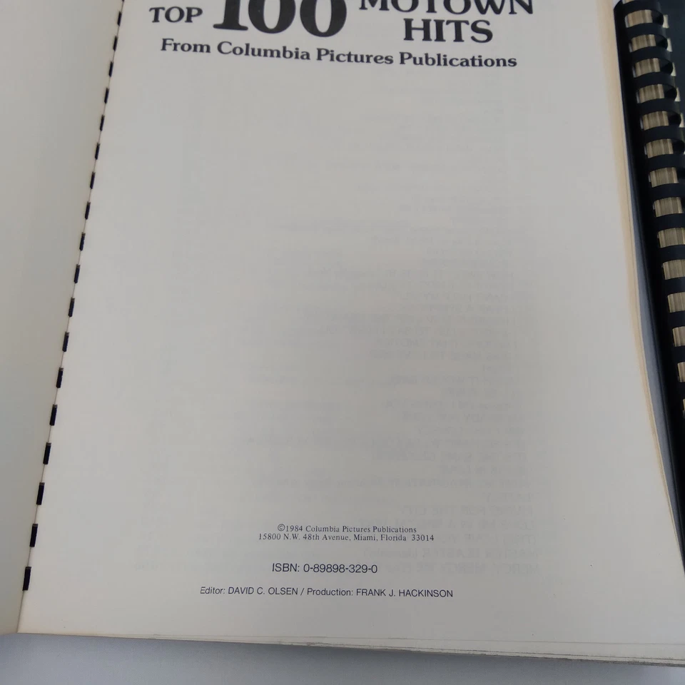 Lote de 8 Cancioneros Guitarra Piano Rock R&B Pop Soul Motown Doo Wop Partituras Foto 3 de 4