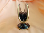 Manousakis Keramic 24 K Gold Inlay Napkin Holder from Rodos Greece — photo 4