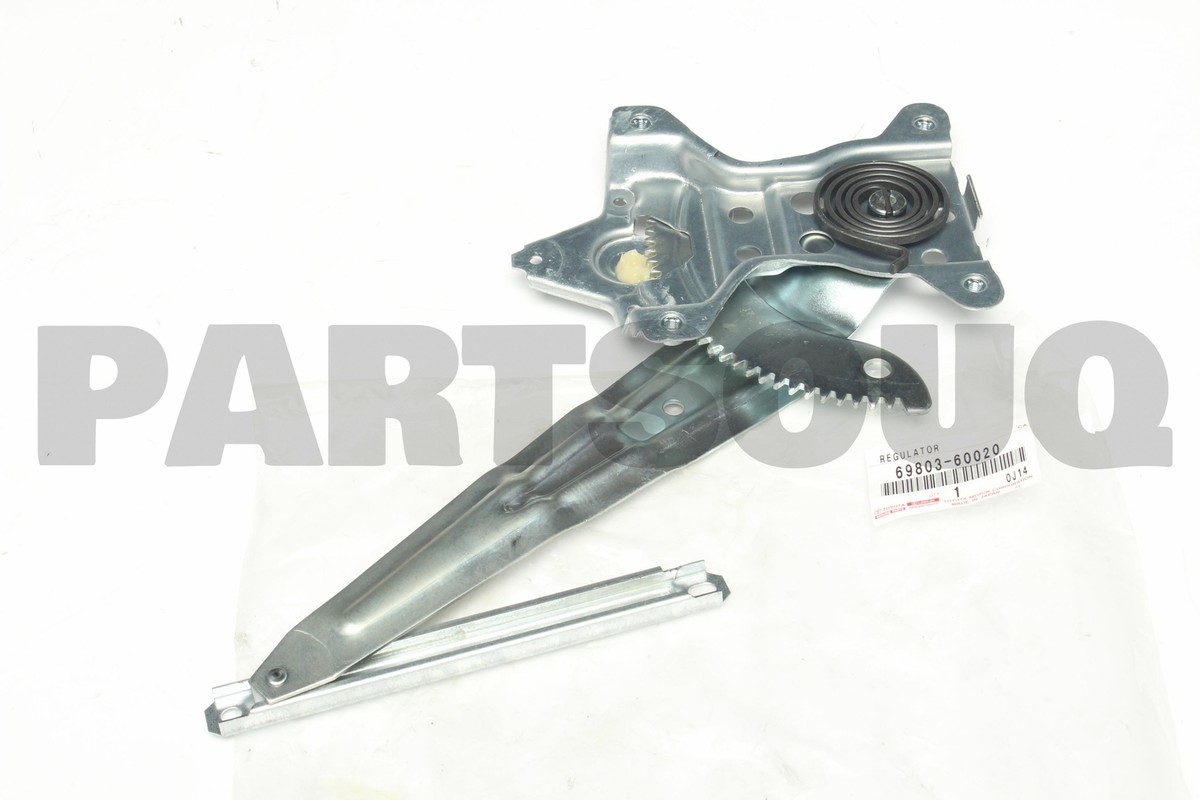メッセージ専用 6980360020 Genuine Toyota REGULATOR SUB-ASSY, REAR DOOR WINDOW, RH