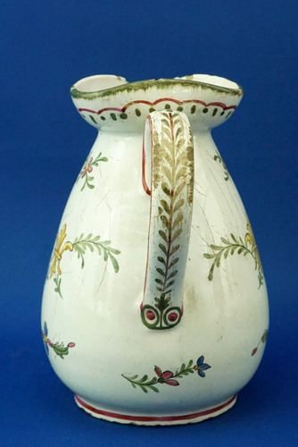 VEUVE PERRIN Jarra de cerámica jarrón escudo medieval Marsella Francia 1700 XVIII - Imagen 5 de 24