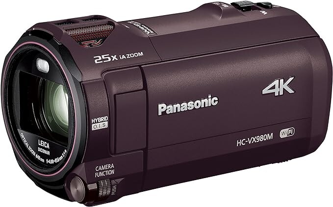 Panasonic HC-VX980M-T Digital 4K Camcorder Handycam Brown 64GB Post ...