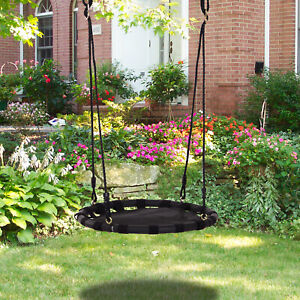HOMCOM Tree Swing Hanging Hammock Chair Attaches to Tree or Existing Swing Set