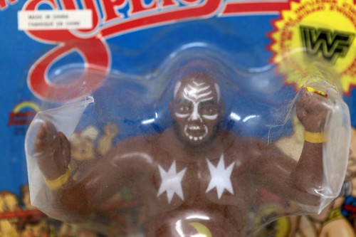 WWF LJN WRESTLING SUPERSTARS KAMALA 85...