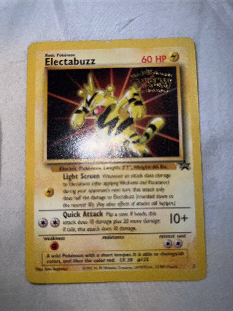 electabuzz pokemon first movie card Electabuzz - Black Star Promo - #2