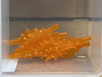 #ad LEGO Parts Trans Orange Power Burst Bolt Large No 35032b QTY 5 $7.95