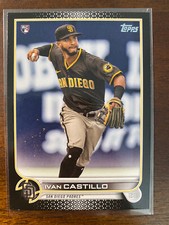 2022 Topps Series 1 #140 Ivan Castillo Black /71 San Diego Padres RC