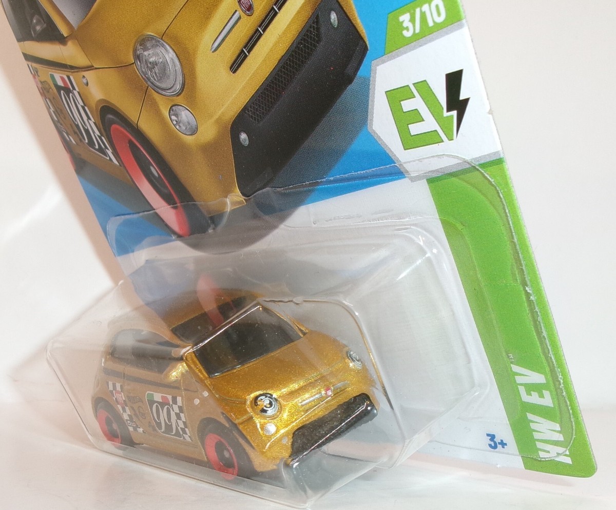 2025 HOT WHEELS 1:64 HW EV 3/10 GOLD FIAT 500E #33/250 | eBay