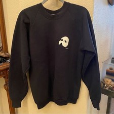 Vintage THE PHANTOM OF THE OPERA 1986 Black Graphic Sweatshirt Size XL-Unisex