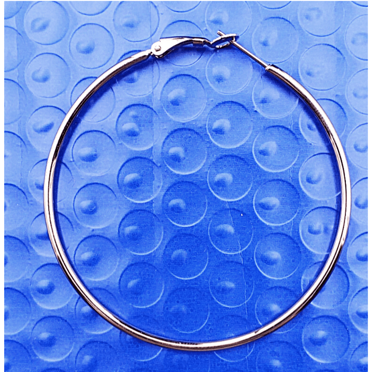 Stylish 3-Piece Hoop Earrings Set in Gold, Silver, Rose Gold – 2.25 Inch-image