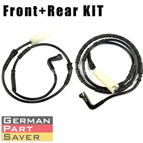For BMW E88 E90 Brake Pad Wear Sensor Kit Front + Rear 34356789440