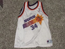 Champion Barkley 34 Phoenix Suns White Jersey Size 44