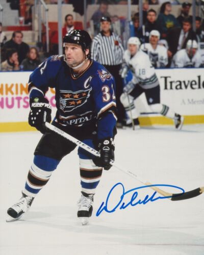 DALE HUNTER SIGNED WASHINGTON CAPITALS 8X10 PHOTO 10 - Picture 1 of 1