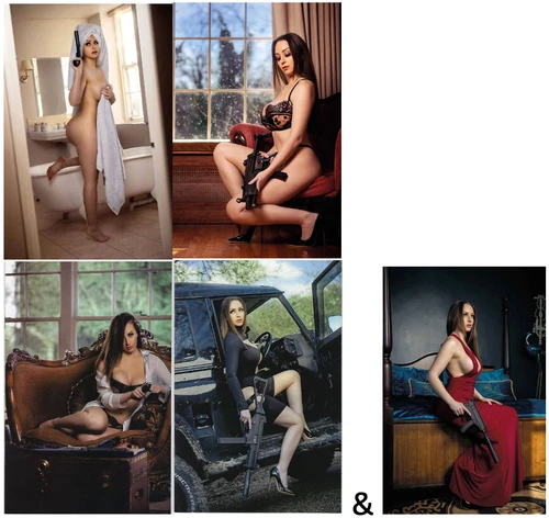 Gun Honey Blood For Blood # 1 2 3 4 VIRGIN Pack BONUS Cosplay Tabitha Lyons SET