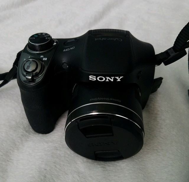 Sony Cybershot DSCH300 20.1MP Digital Camera Black eBay