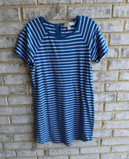 Michael Kors Short Sleeve Striped T-Shirt Dress Women's Size M