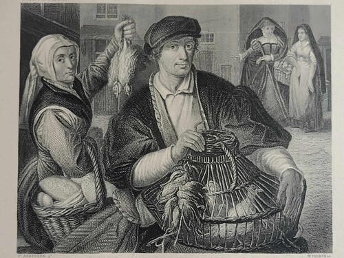 Antiker Druck eines Spielhändlers von Französisch (um 1850) - Bild 3 von 13