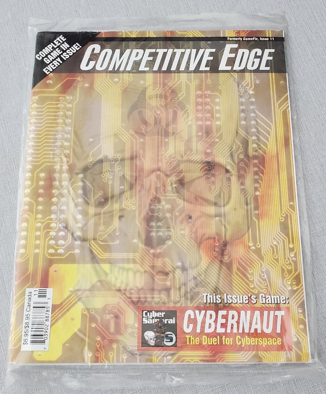 Competitive Edge Magazine Issue 11 Cybernaut Duel For Cyberspace Game ...