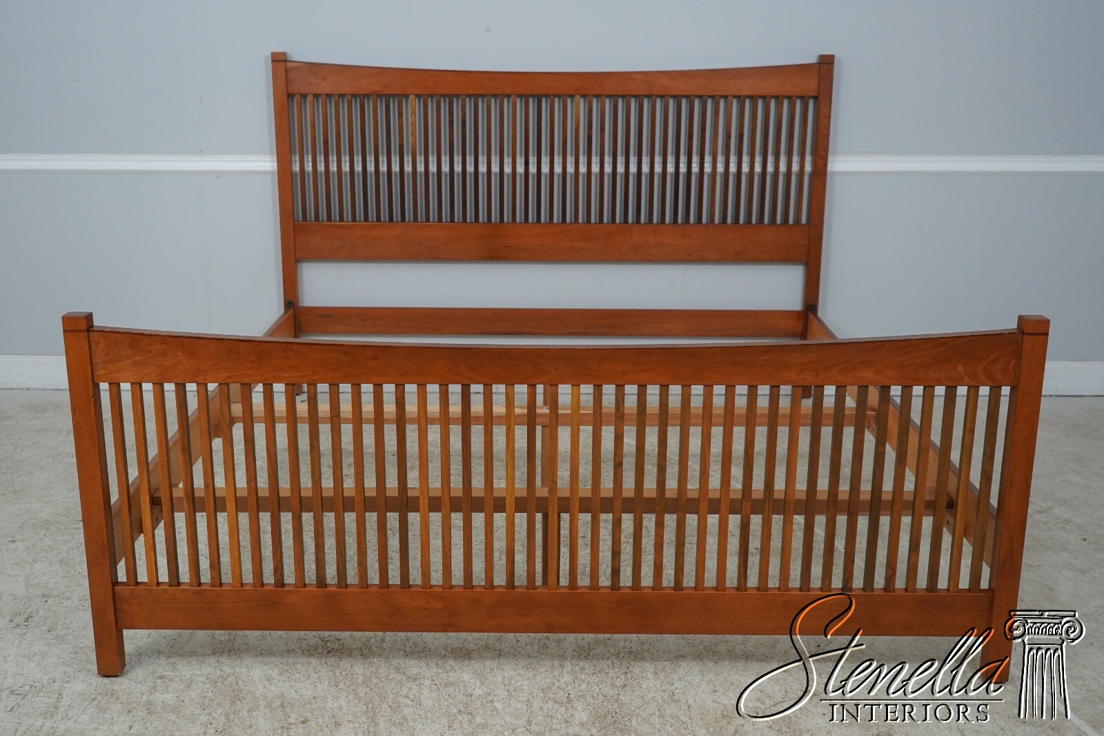 60760EC STICKLEY Metropolitan Collection King Size Cherry Bed eBay