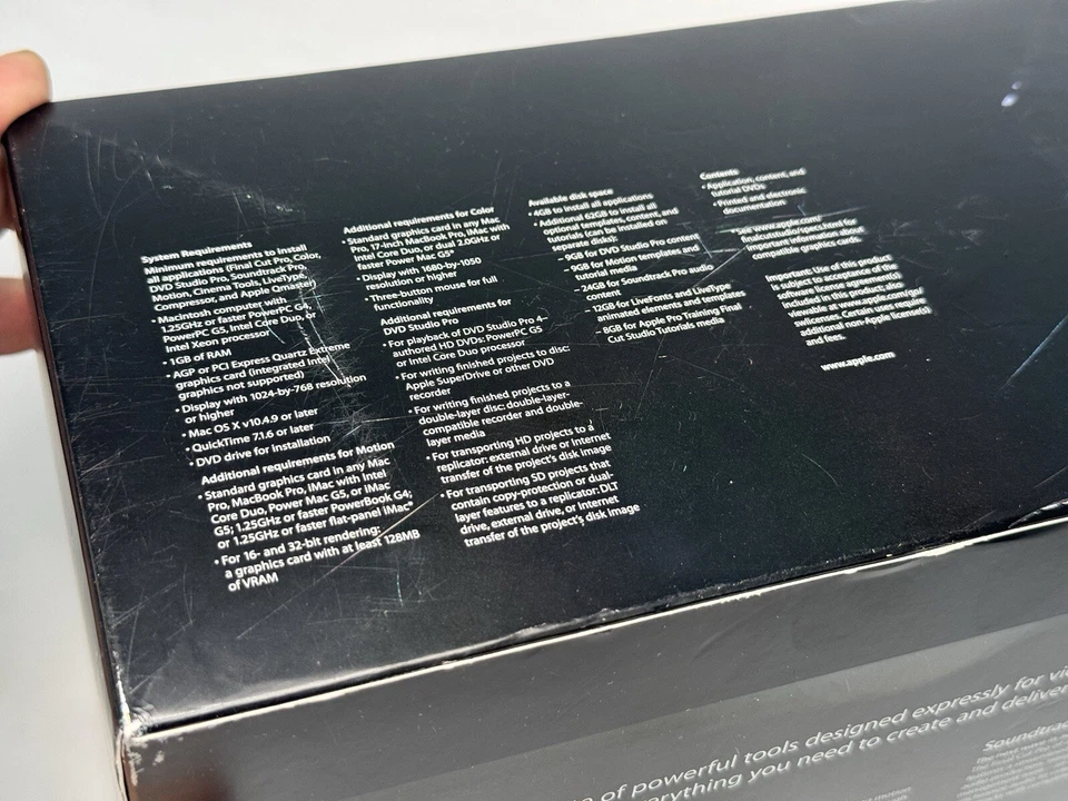 Apple Mac Final Cut Studio 2 Academic Manuals Audio Video Production HD Academic - Image 2 of 4