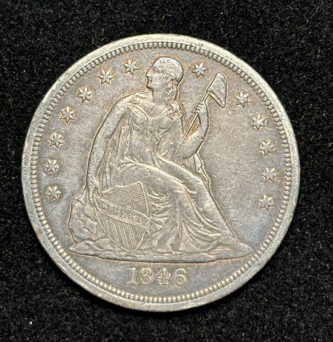 1846 Year Seated Liberty US Dollars (1840-1873) for sale | eBay