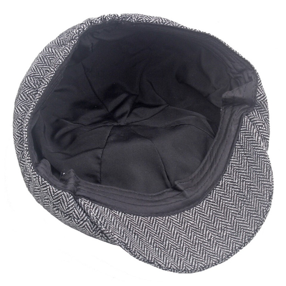 Peaky Blinders Basco Cappello Baker Boy Stile Peaky Blinders In Tweed Spina Di Pesce - Berretto Piatto Gatsby Newsboy Uomo Boosey Hawkes Peaky Blinders Basco Cappello Baker Boy Stile Peaky Blinders In Tweed Spina Di Pesce - Berretto Piatto Gatsby Newsboy Uomo Boosey Hawkes