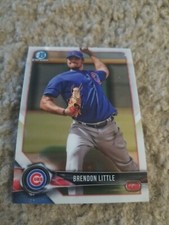 BRENDON LITTLE 2018 BOWMAN PROSPECT CARD BCP-233 CHICAGO CUBS (ROOKIE CHROME)