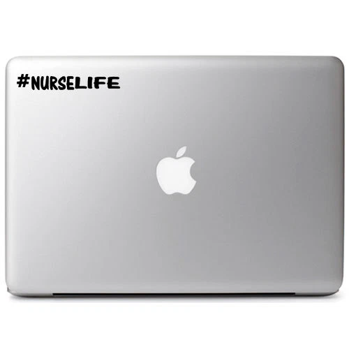 Nurse Life Decal Sticker for Trackpad Laptop Macbook Cup Mug Bottle Hashtag Art - Image 4 of 4