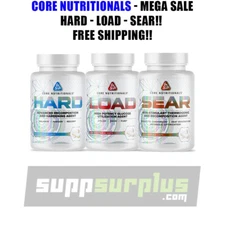 Core Nutritionals - SEAR - Hard- Load -Thermogenic & Recomp & Glucose - ALL