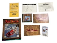 Red Baron II by Sierra/Dynamix Vintage PC CD-ROM Game Big 1997 Retail Box