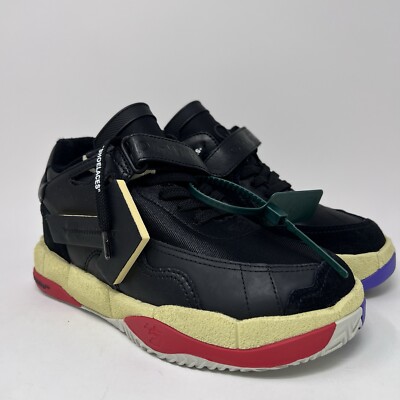 Size 7 - Off-White Puzzle Couture Low Black Cream Red for sale