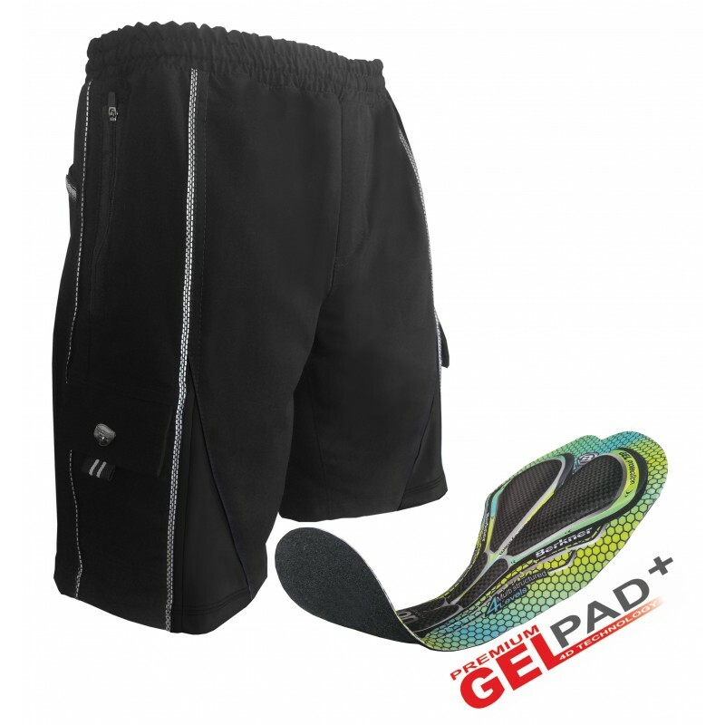 Radhose Berkner MTB MARTIN Herren Двухслойная велосипедная экипировка Radhose Schwarz