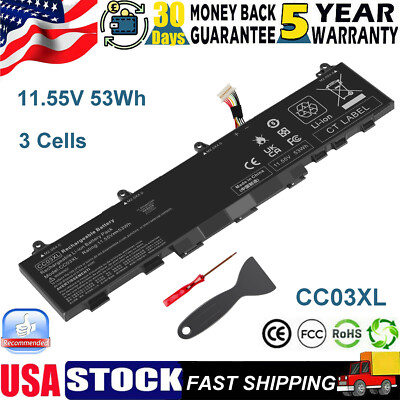 CC03XL Battery for HP EliteBook 830 835 840 845 G7/G8 ZBook Firefly 14 G7/G8 NEW