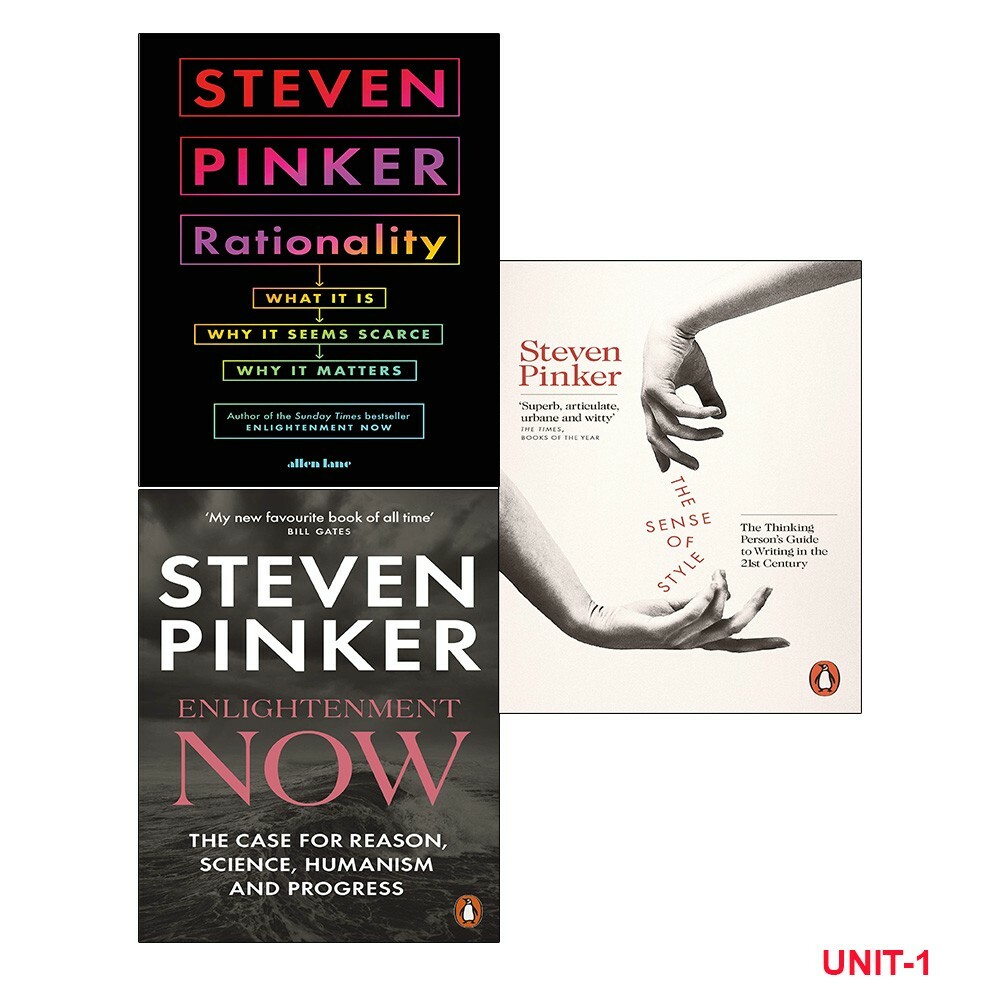 Steven Pinker Collection 3 Books Set Paperback NEW