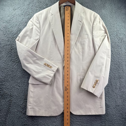 Brooks Brothers Madison Blazer Mens 41R/W35 1818 Beige Quiet Luxury Old Money - Picture 8 of 18