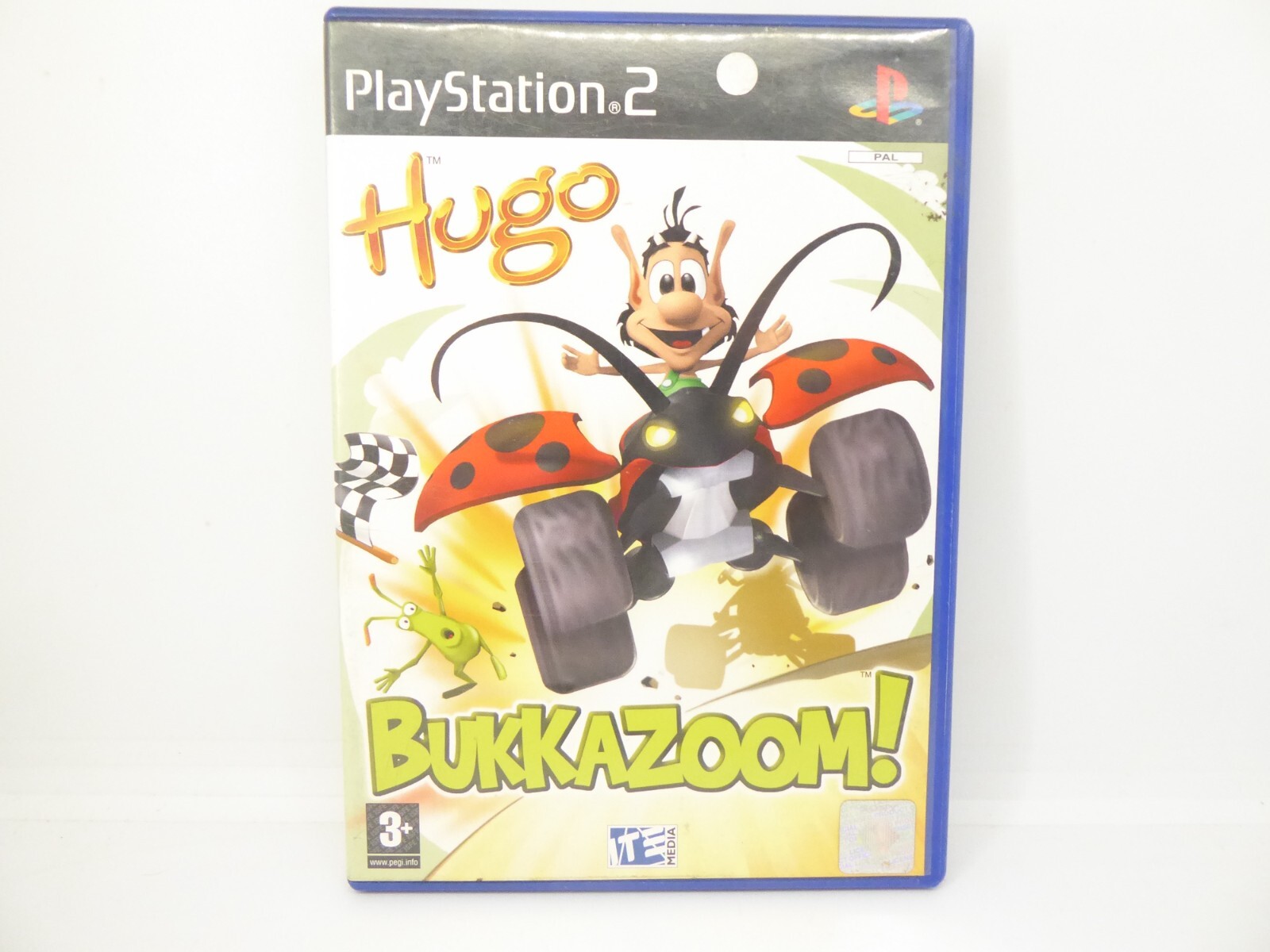 PLAYSTATION 2 - PS2  - HUGO BUKKAZOOM  - TESTE OK - COMPLET - PAL - COURSE
